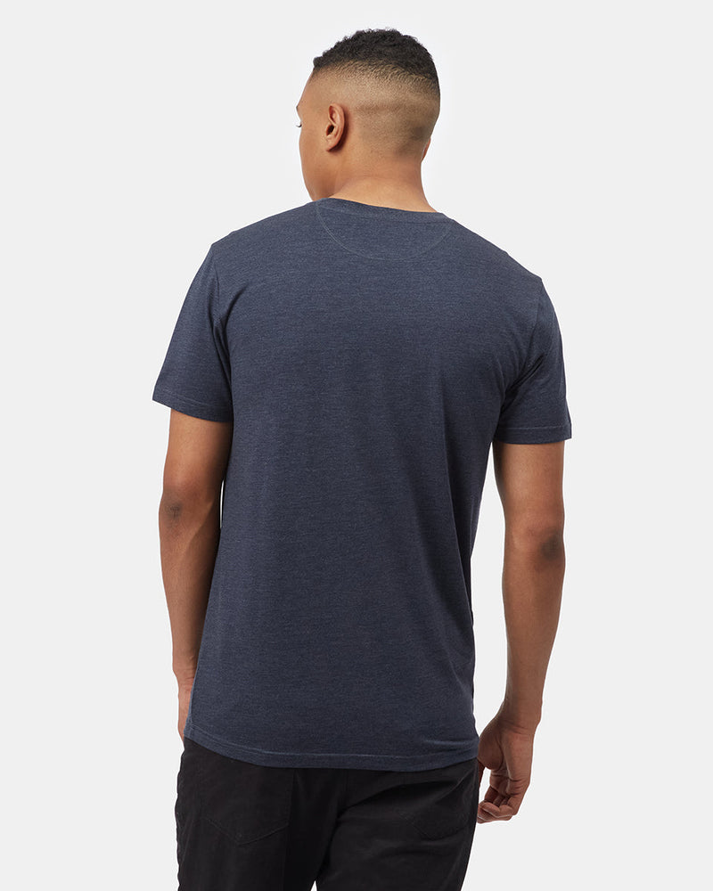 Blue Men's Eco-Friendly Graphic Tee