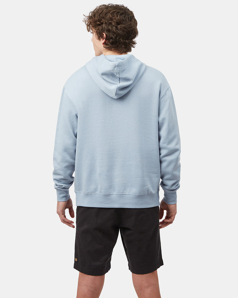 Blue Men's Organic Cotton Fleece Pullover