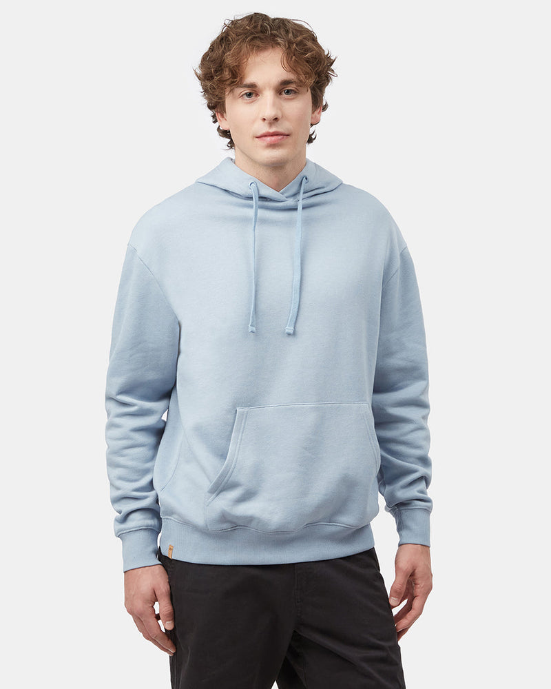 Blue Men's Organic Cotton Fleece Pullover