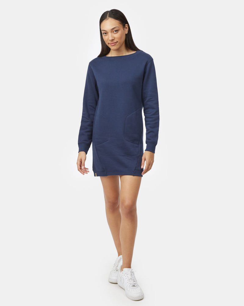 Women's Crew Neck Sweater Dress