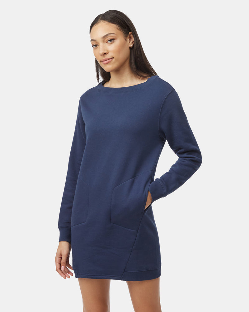 Women's Crew Neck Sweater Dress