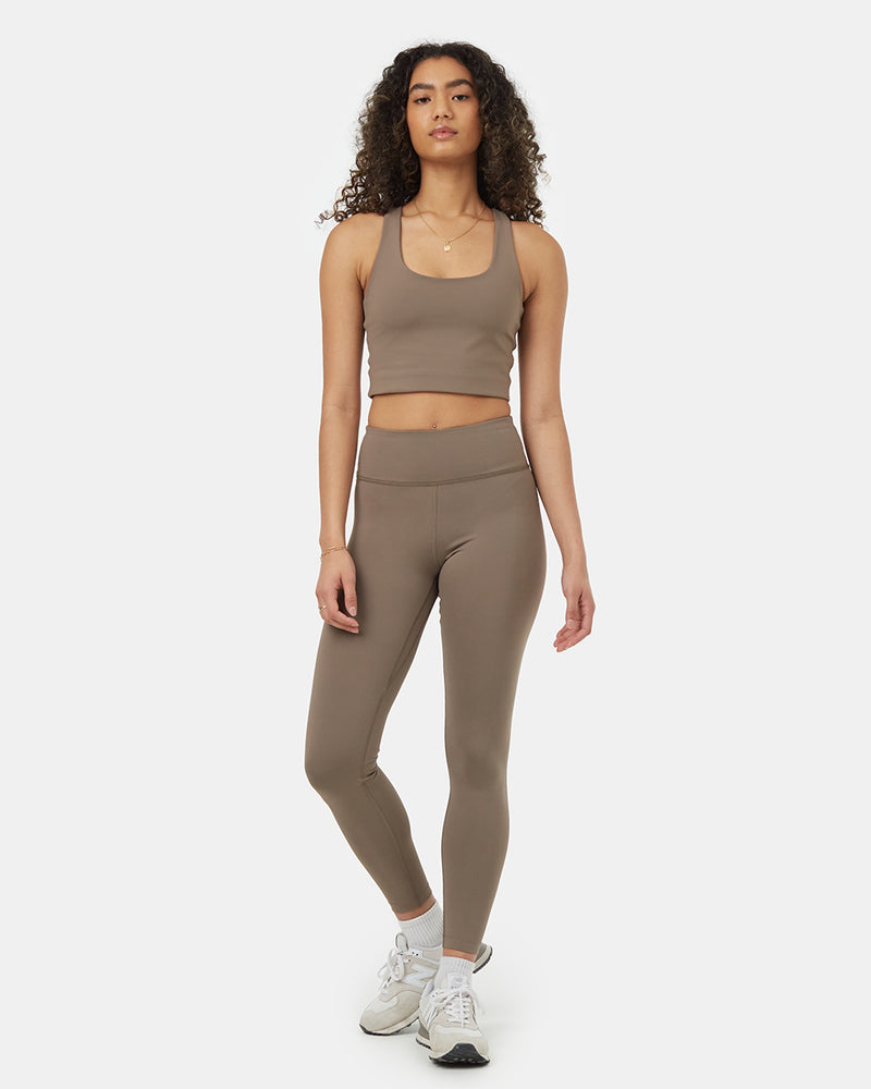 Brown-Womens-High-Waisted-Leggings