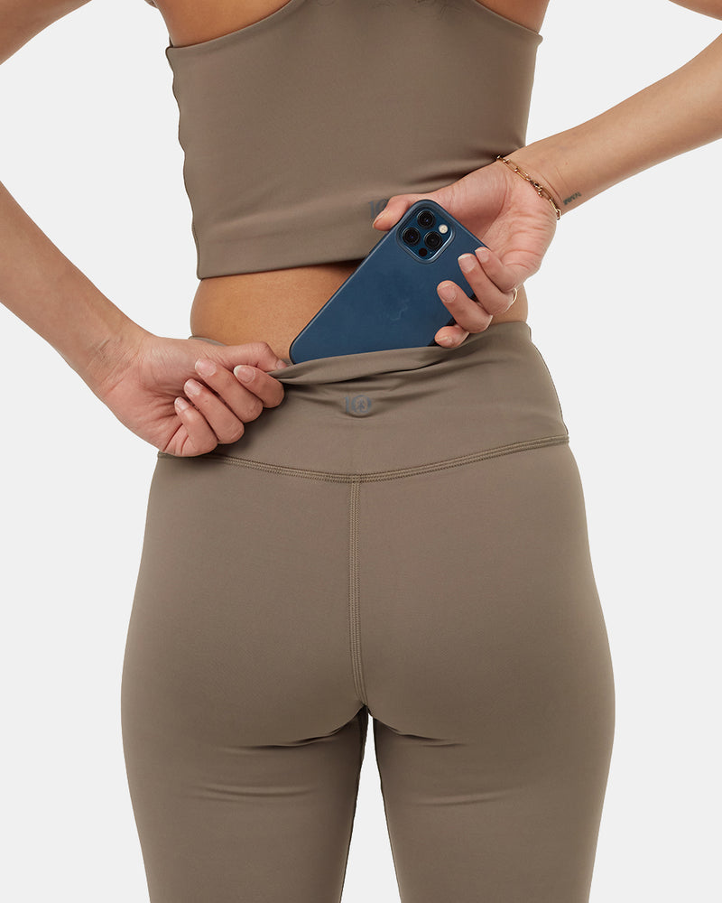 Brown-Womens-High-Waisted-Leggings