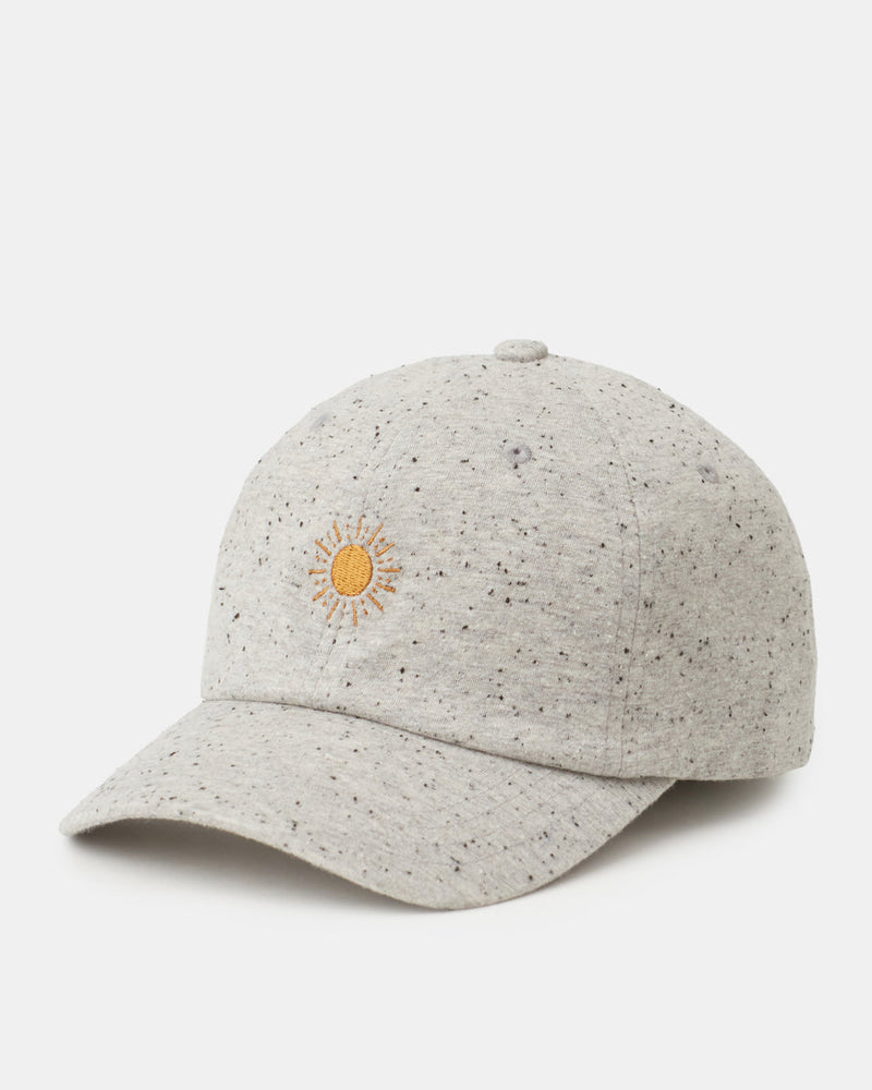 Gray Adjustable Organic Cotton Baseball Cap