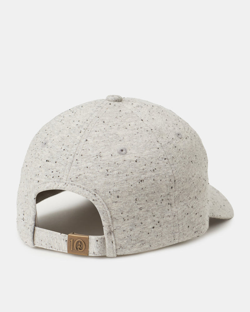 Gray Adjustable Organic Cotton Baseball Cap