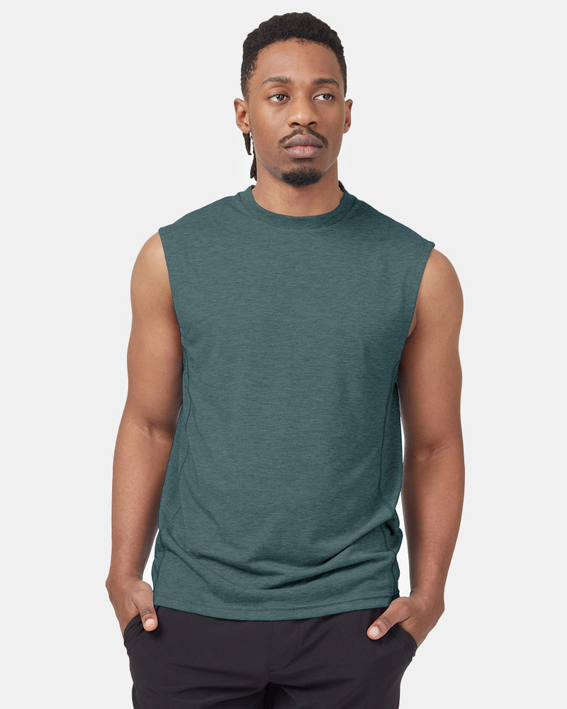 Green Men's Sports Tank Top