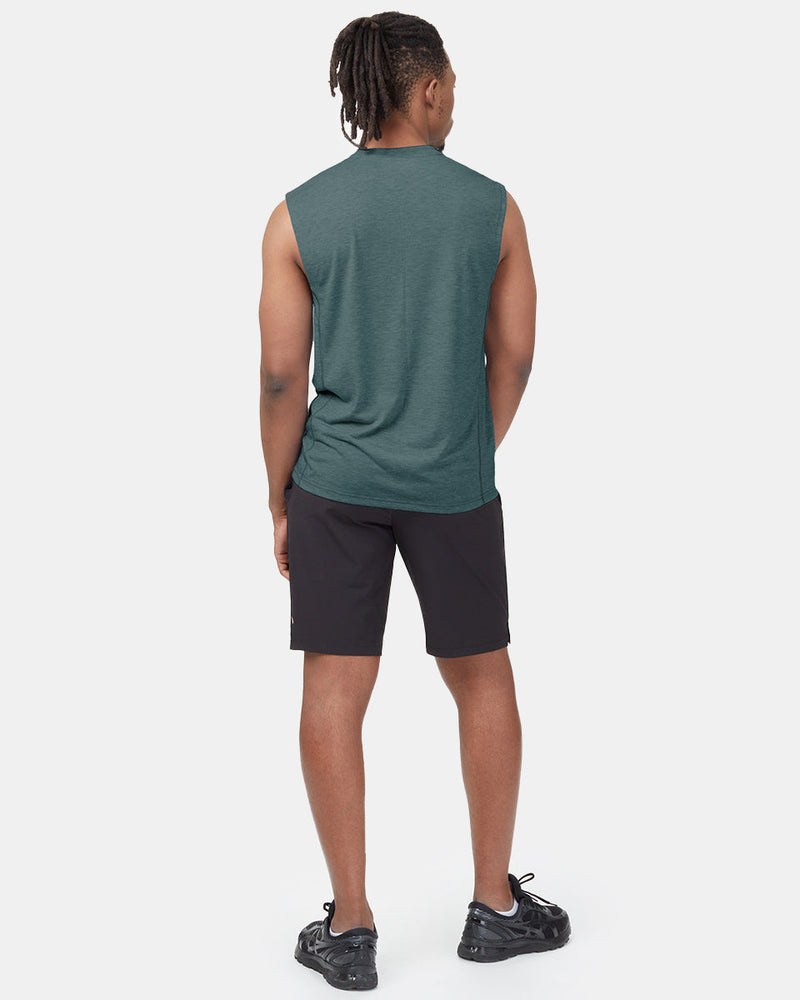 Green Men's Sports Tank Top