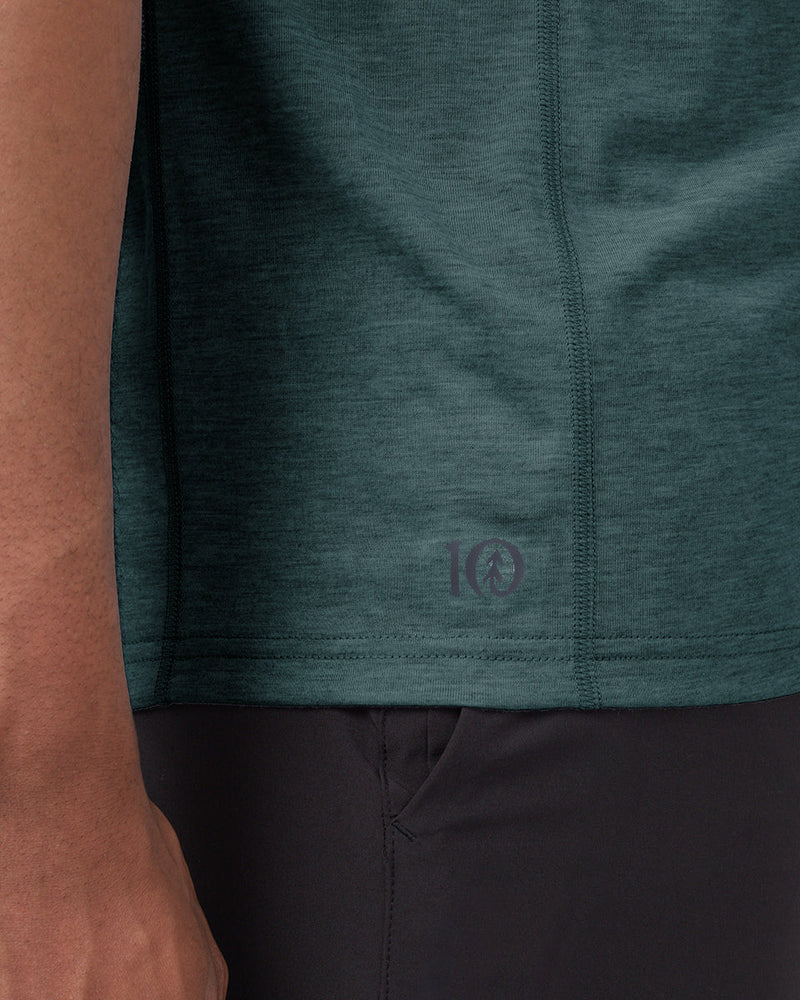 Green Men's Sports Tank Top