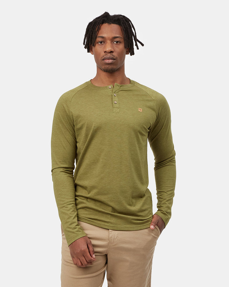 Green Men's Eco-Friendly Button Shirt