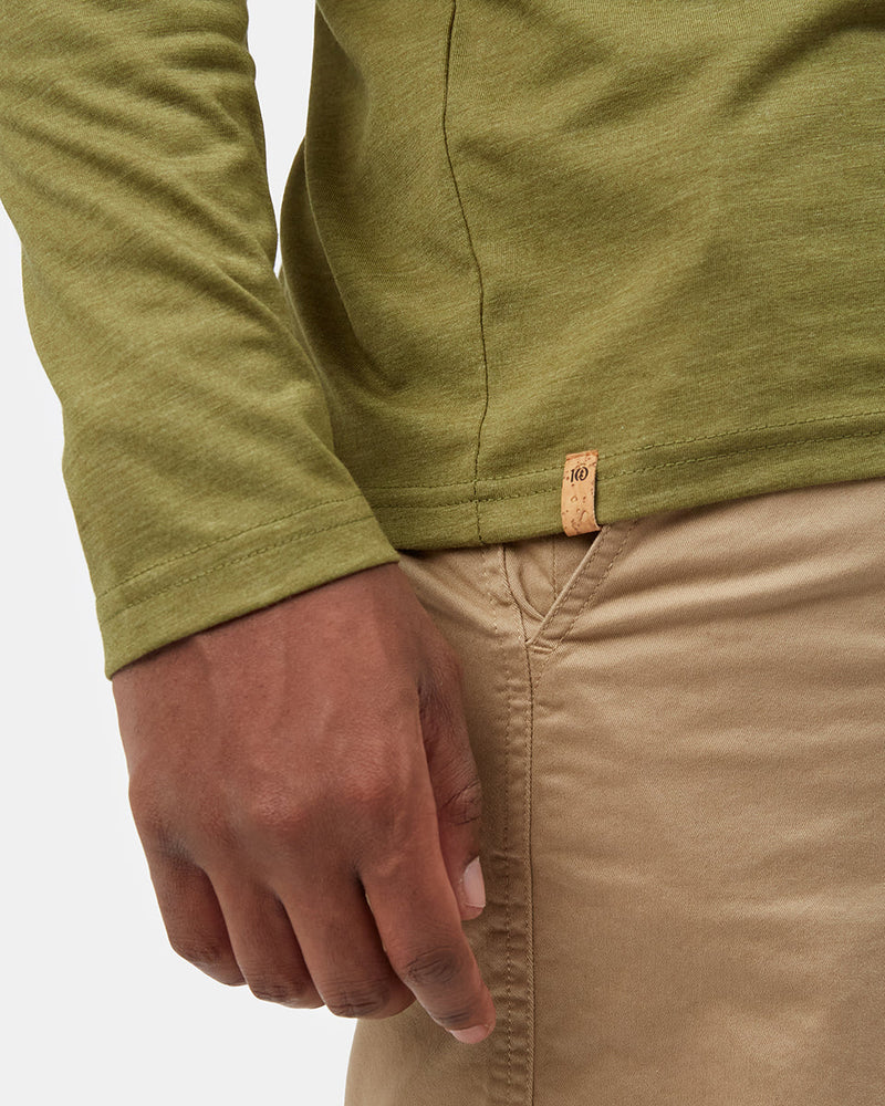 Green Men's Eco-Friendly Button Shirt