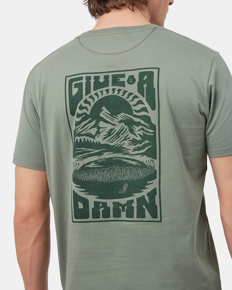 Green Men's Graphic Short Sleeve Tee