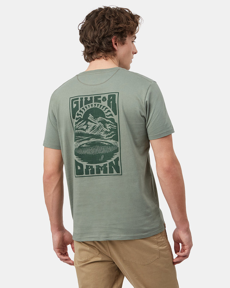 Green Men's Graphic Short Sleeve Tee