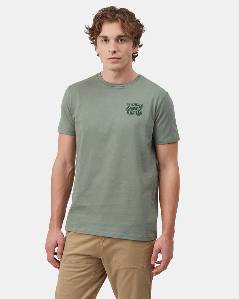 Green Men's Graphic Short Sleeve Tee
