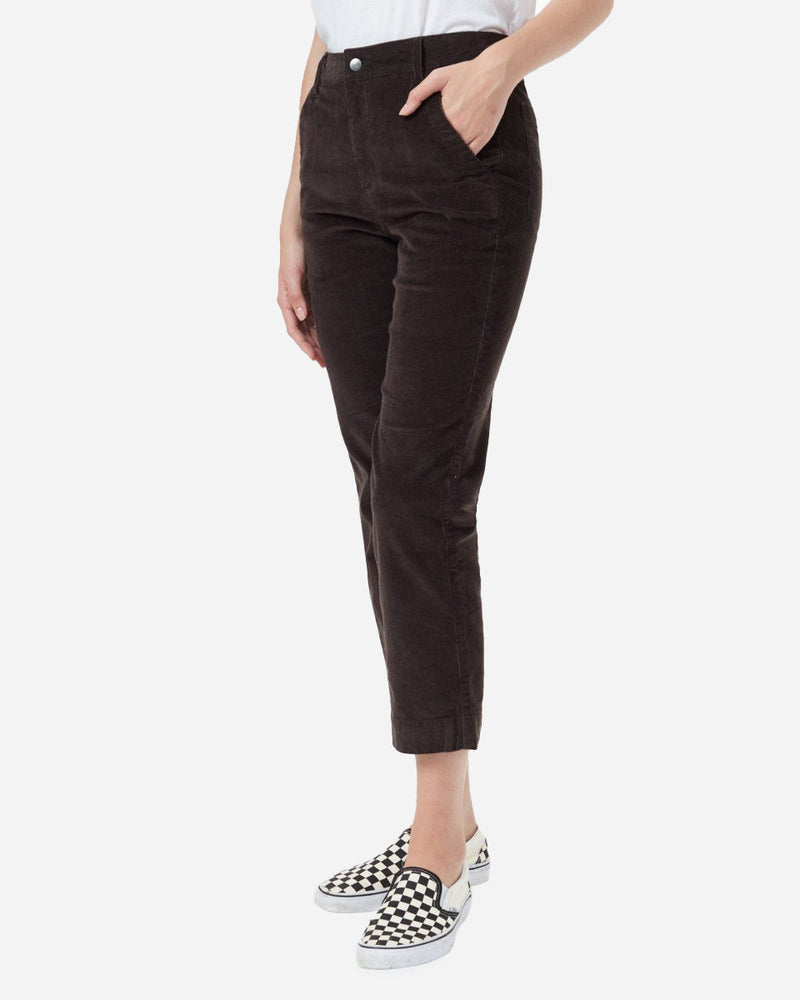 Green Women's Eco-Friendly Corduroy Trousers