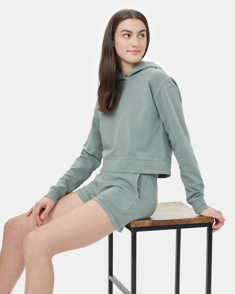 Green Women's Organic Cotton Shorts