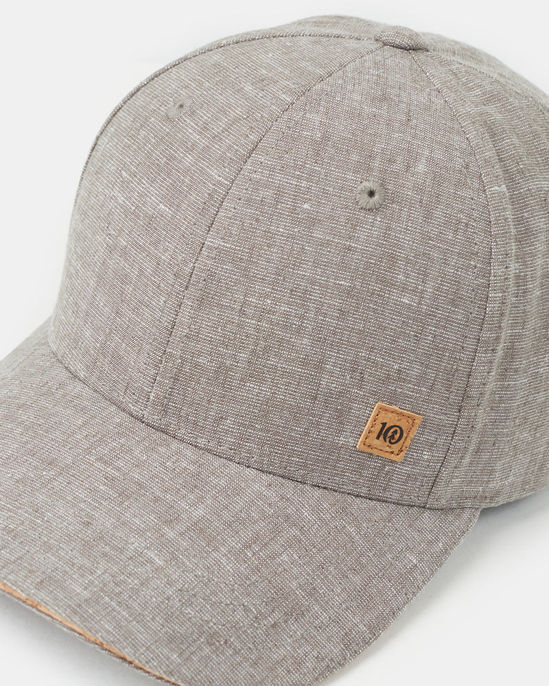 Grey-Adjustable-Cork-Baseball-Cap