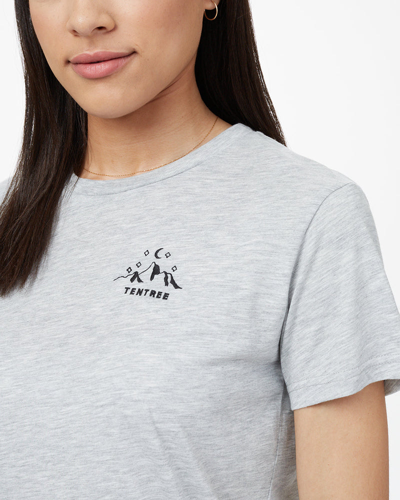 Grey Women's Crew-Neck T-Shirt