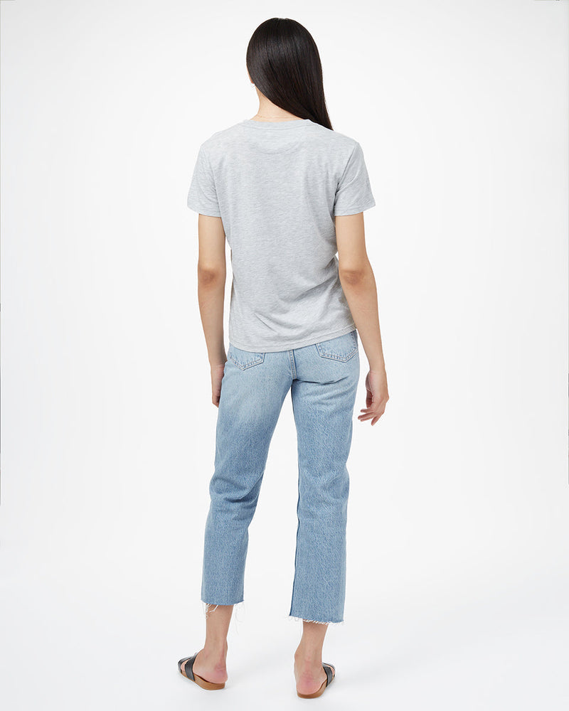 Grey Women's Crew-Neck T-Shirt