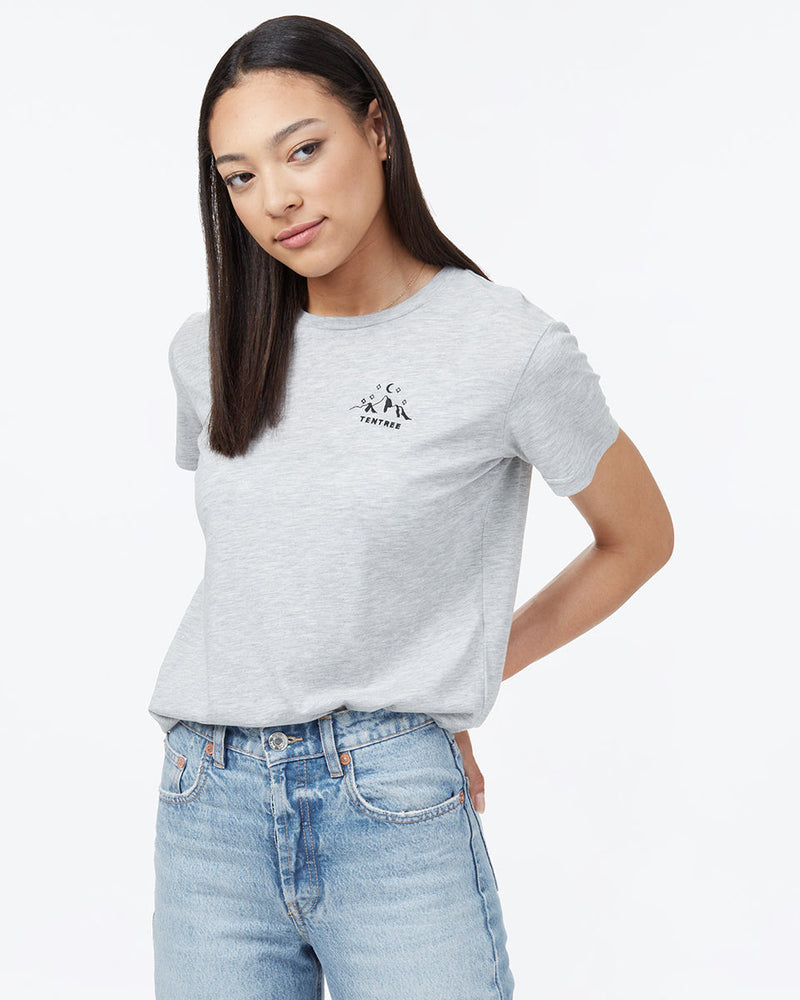 Grey Women's Crew-Neck T-Shirt