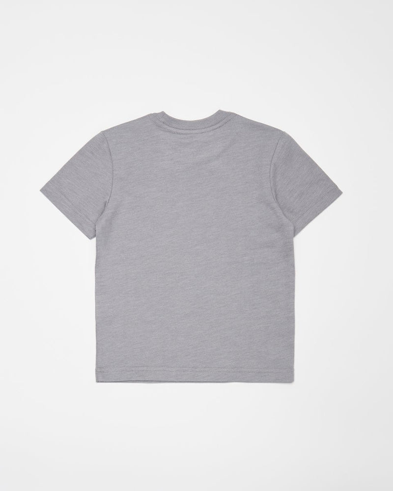 Gray Kids Tree Embroidery Graphic Tee