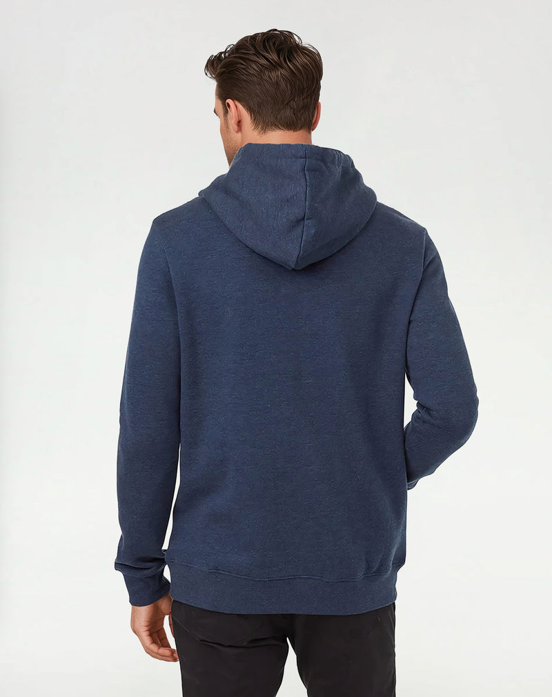 Navy-Treeline-graphic-longsleeve-Hoodie