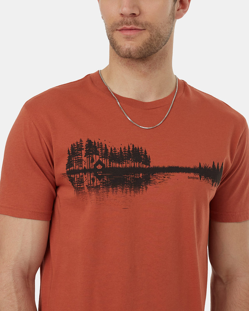 Orange-Mens-Organic-Cotton-Graphic-Tee