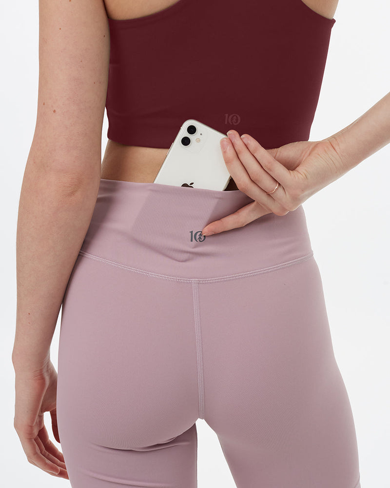 Purple Women's High-Rise Biker Shorts