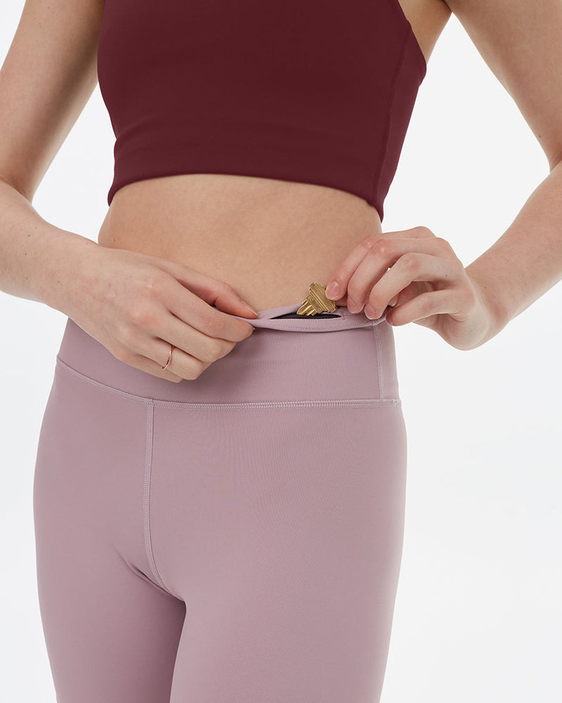 Purple Women's High-Rise Biker Shorts