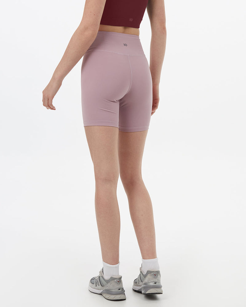 Purple Women's High-Rise Biker Shorts