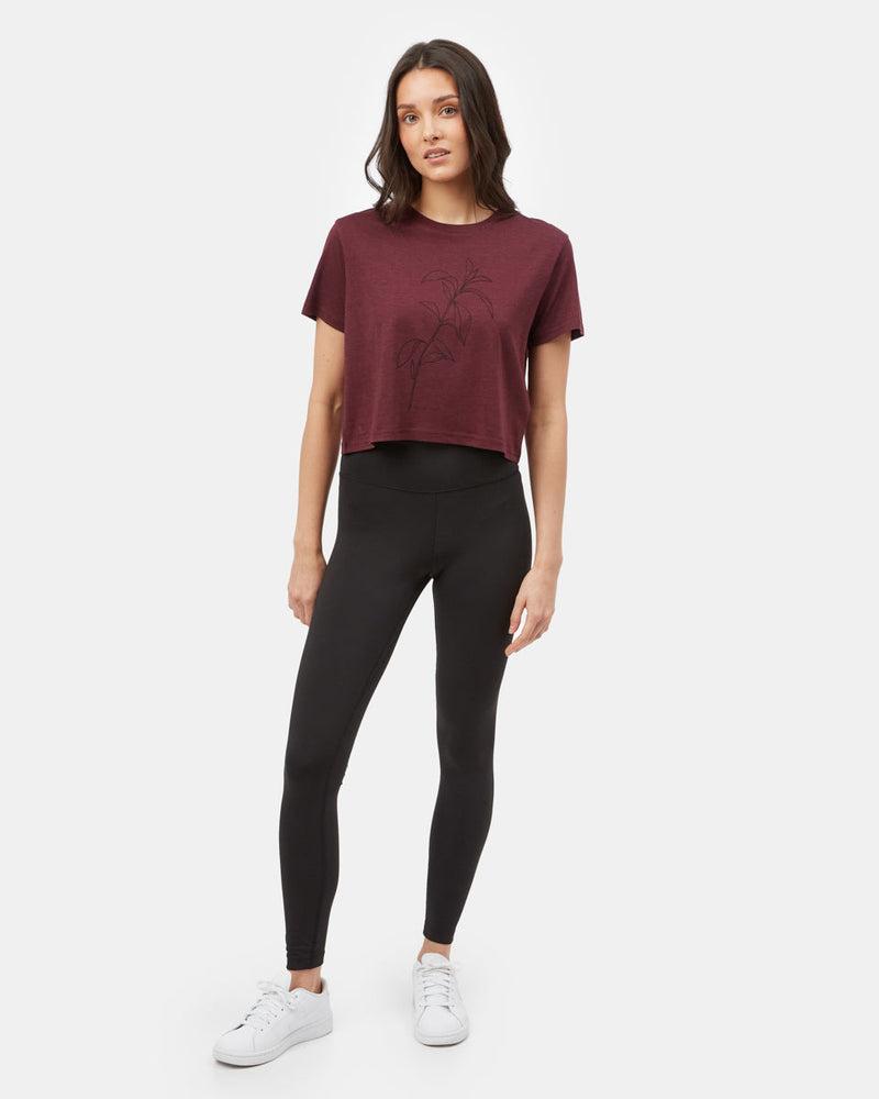 Purple Graphic Oversized Tee