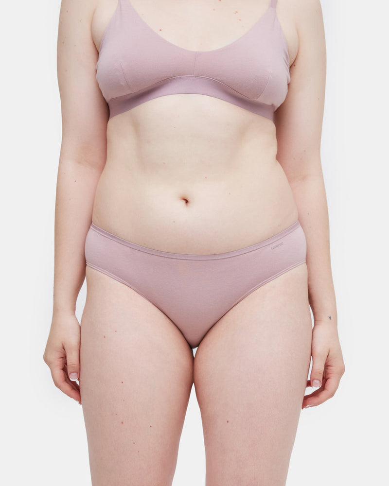 Purple,Pink Women's Bikini Cut Underwear Brief