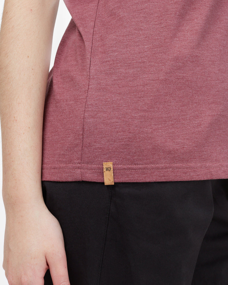 Red Embroidery Graphic Tee