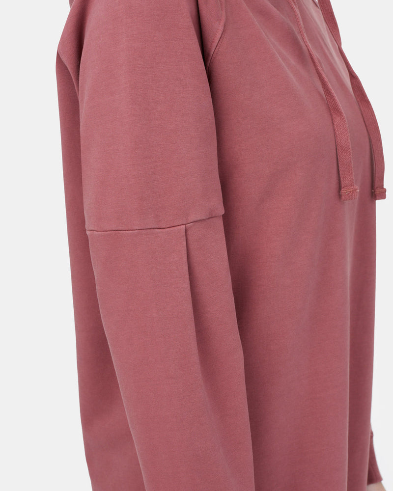 Red Fleece Pullover Dress