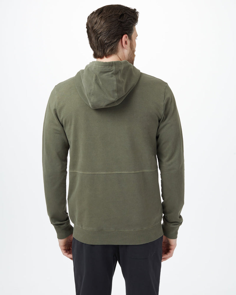 Green Organic Cotton Graphic Zip Up Hoodie