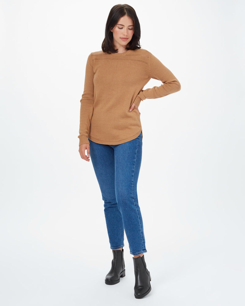 Brown Women's Wool Knit Jumper