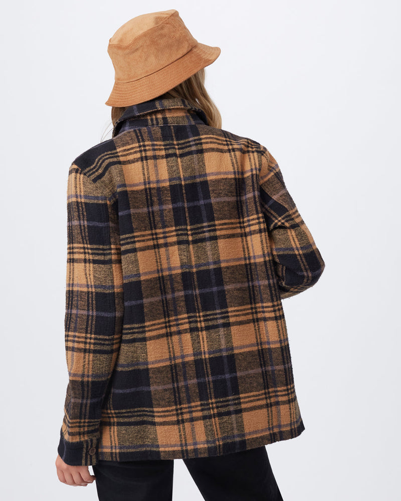 Brown Women's Organic Cotton Shacket