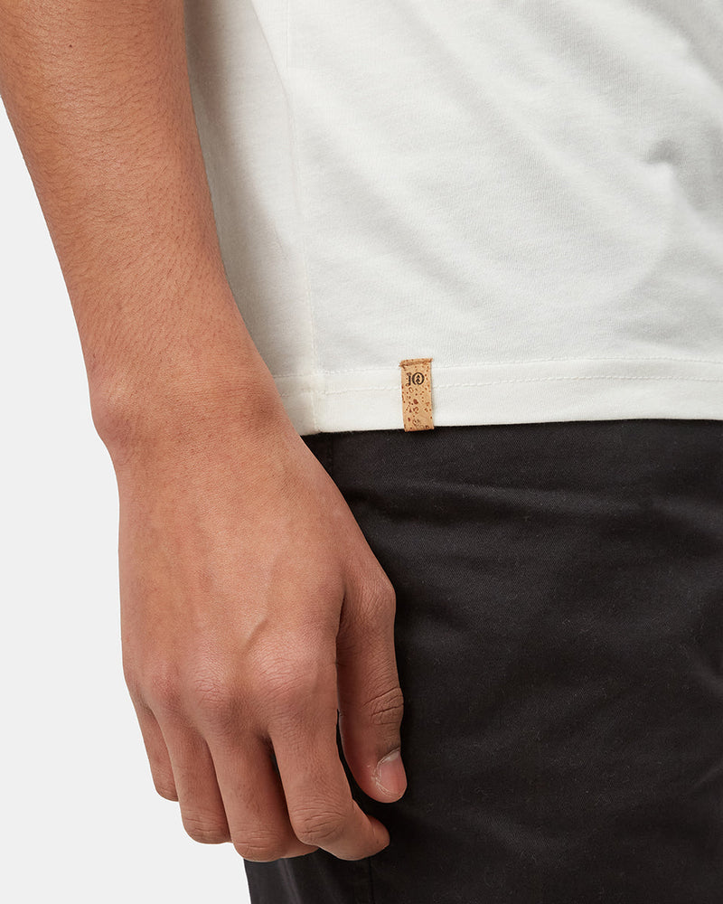 White Men's Graphic Short Sleeve Tee