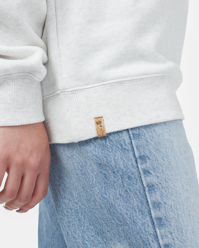 White Women's Graphic Eco-Friendly Pullover