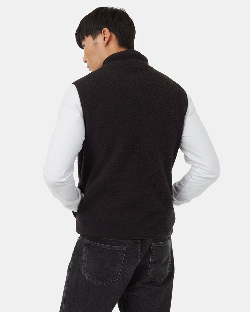 Men's Recycled Polyester Fleece Zip-Up Vest