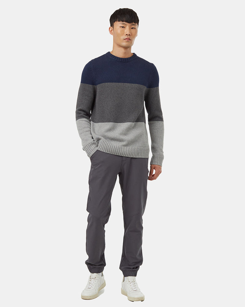 Men's Organic Cotton Striped Jumper