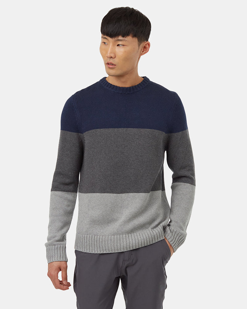 Men's Organic Cotton Striped Jumper