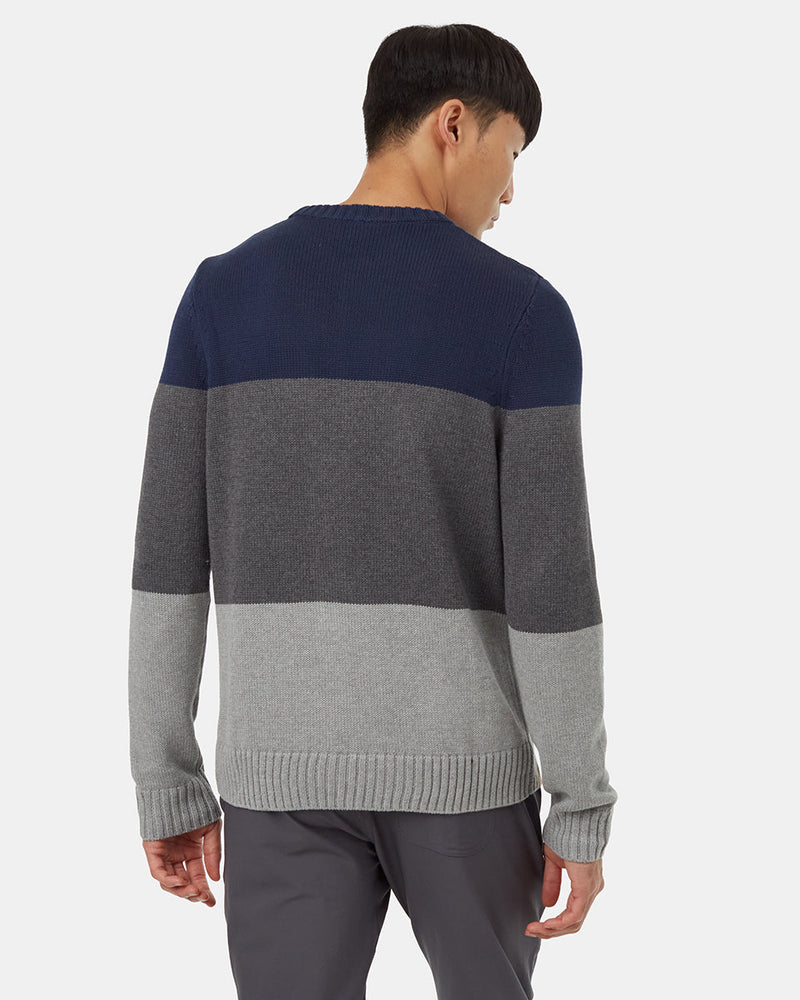 Men's Organic Cotton Striped Jumper