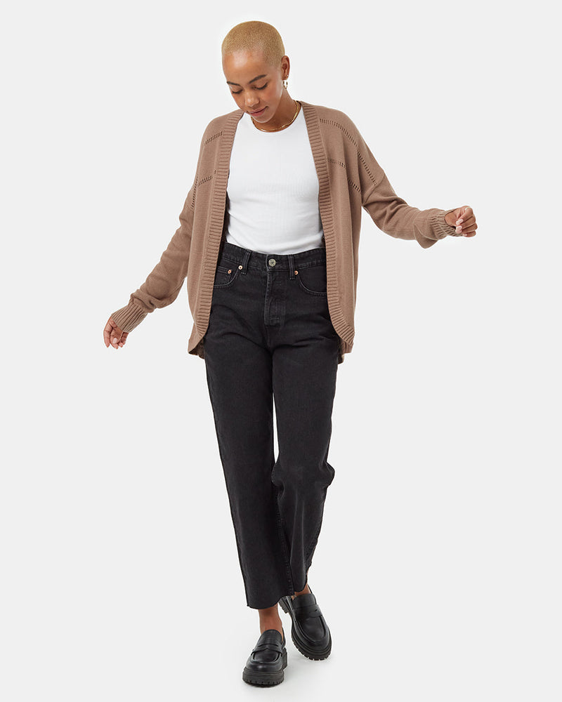 Women's Organic Cotton Knit Cardigan