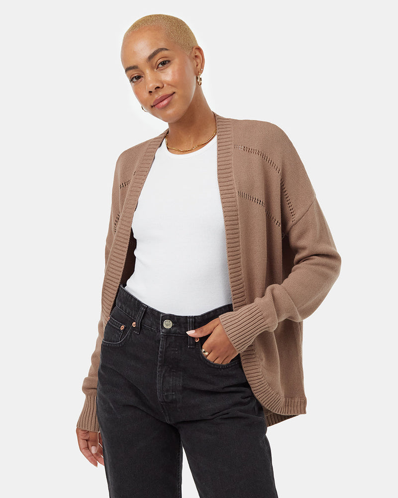 Women's Organic Cotton Knit Cardigan