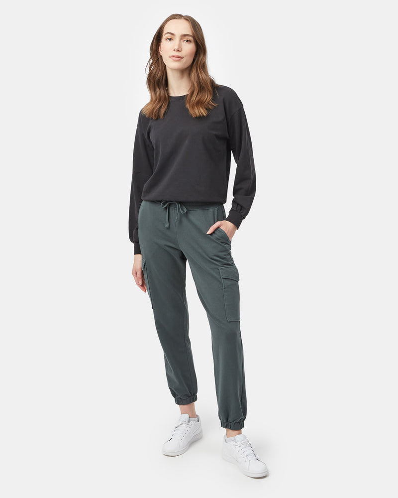 Women's Cotton Cargo Sweatpants