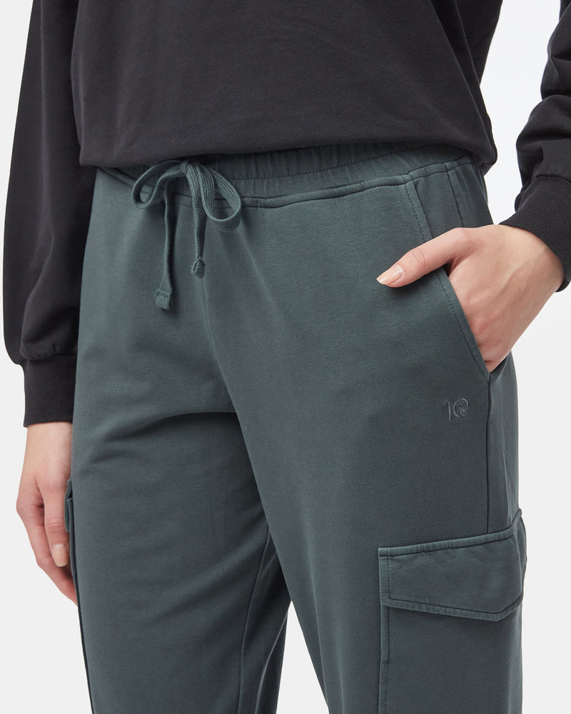 Women's Cotton Cargo Sweatpants