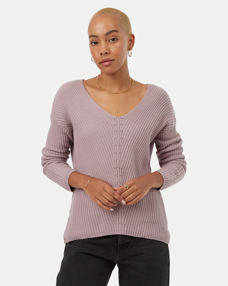 Women's Organic Cotton V-Neck Jumper