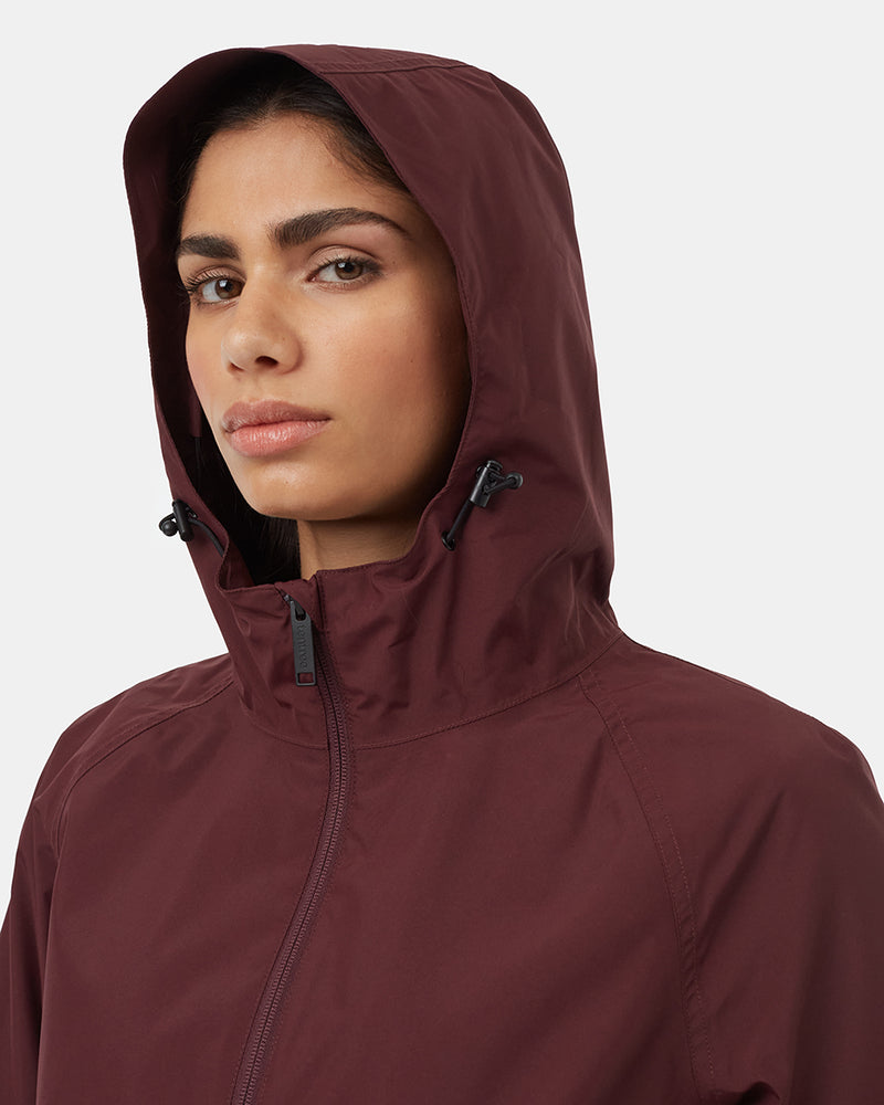 Red Women's Repreve Rain Jacket